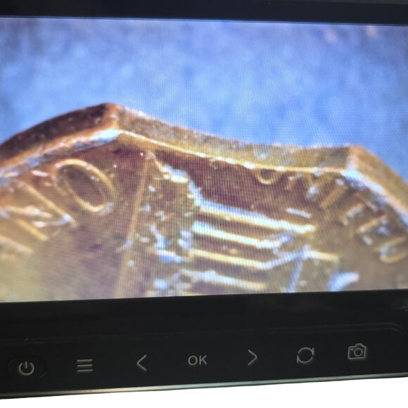 1985d Clipped Planchet Lincoln Memorial Cent Penny Error Variety Coin READ - Picture 3 of 10